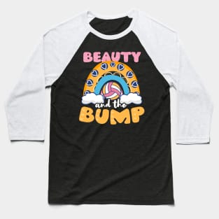 Volleyball Pregnancy Shirt | Beauty And The Bump Baseball T-Shirt